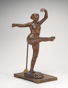 Fourth Position Front, on the Left Leg, c. 1885/1890. Creator: Edgar Degas