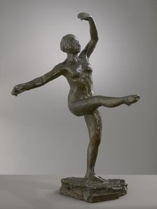 Fourth Position Front, On The Left Leg, modeled c1880s, cast 1919-21. Creator: Edgar Degas