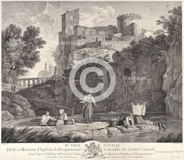 Fourth View of Italy, ca. 1750-1800. Creator: Pierre Jacques Duret.