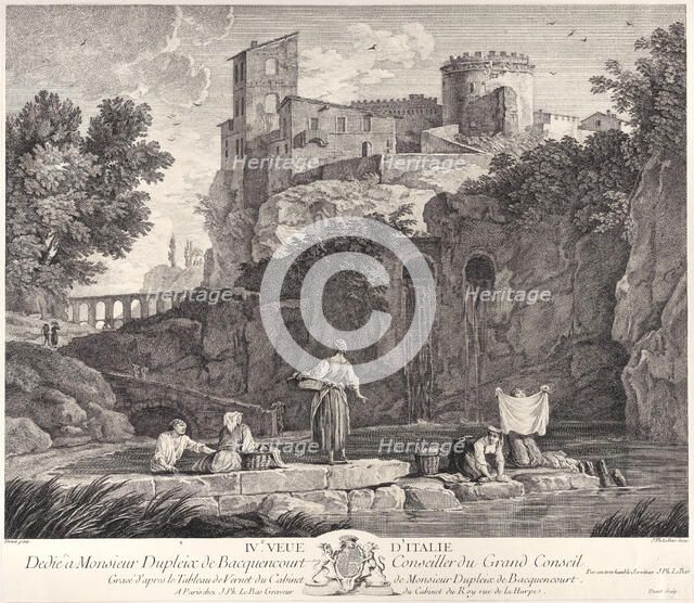 Fourth View of Italy, ca. 1750-1800. Creator: Pierre Jacques Duret.