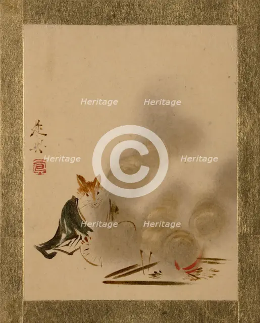 Fox by Mystic Fire. Creator: Shibata Zeshin.