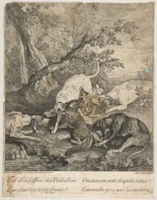 Fox Hunt, 1736. Creator: Jean-Baptiste Oudry