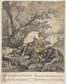 Fox Hunt, 1736. Creator: Jean-Baptiste Oudry