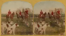 Fox hunt, about 1860. Creator: Unknown