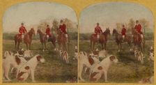 Fox hunt, about 1860. Creator: Unknown
