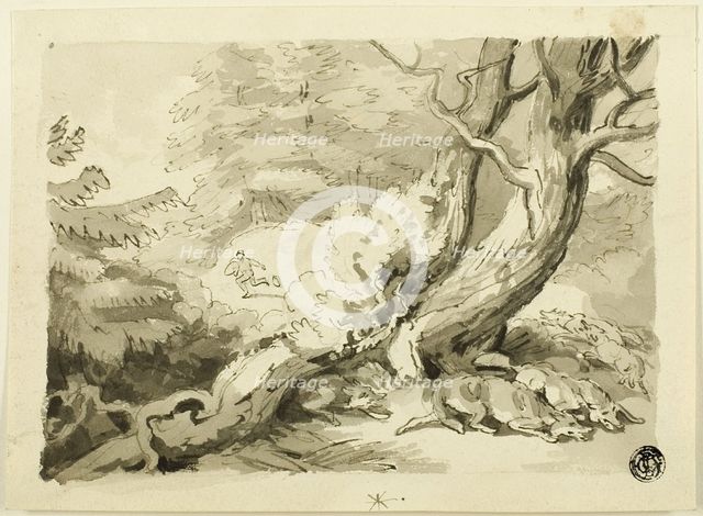 Fox Hunt, n.d. Creator: Samuel Howitt.