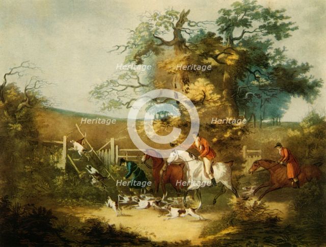 'Fox Hunting', 1806, (1944).  Creator: Richard Gilson Reeve.