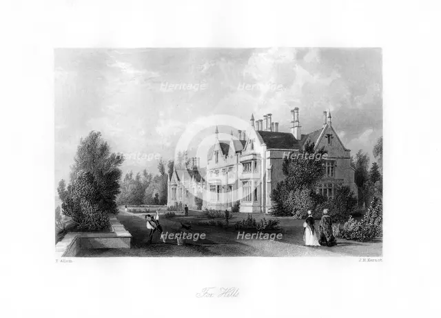 'Fox Hills', Surrey, c1840s.Artist: J H Kernot
