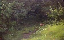 Fox in the Wood, 1874. Creator: Carl Schoyen