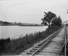 Fox River near Batavia, Ill., between 1880 and 1899. Creator: Unknown