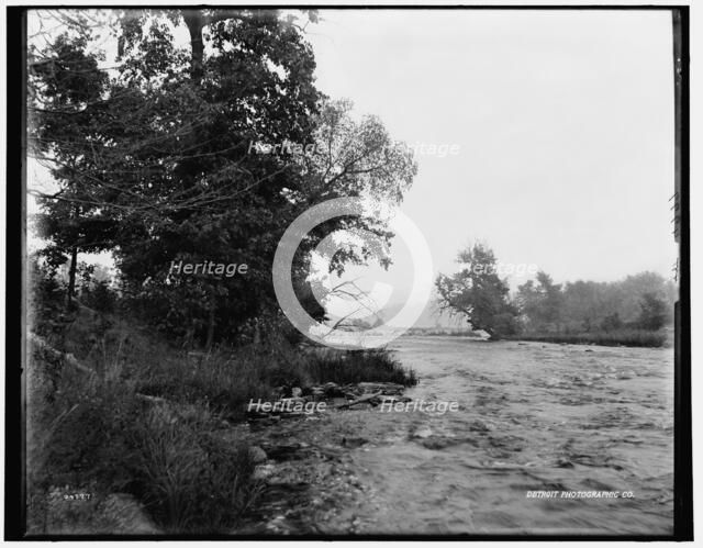Fox River at Kaukauna, Wisconsin, between 1880 and 1899. Creator: Unknown.