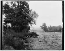 Fox River at Kaukauna, Wisconsin, between 1880 and 1899. Creator: Unknown