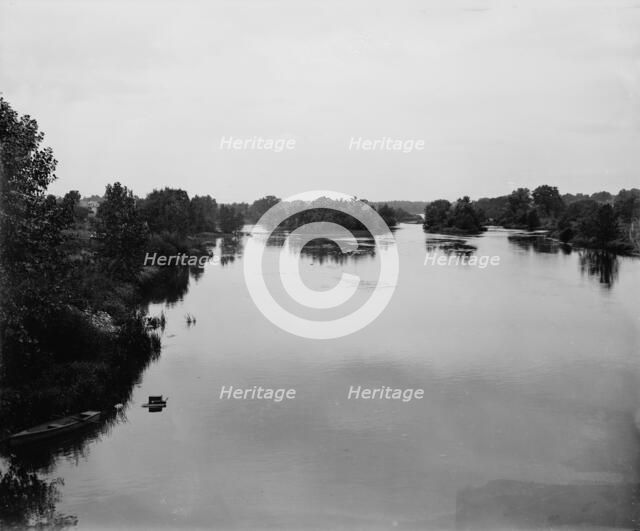 Fox River looking down from Batavia, between 1880 and 1899. Creator: Unknown.