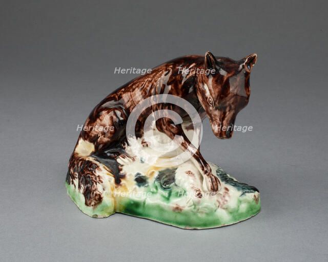 Fox, Staffordshire, c. 1780. Creator: Staffordshire Potteries.
