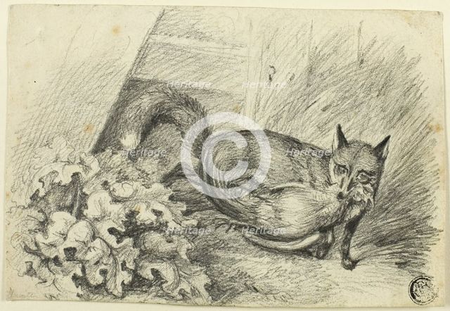 Fox Stealing a Cock, n.d. Creator: Samuel Howitt.
