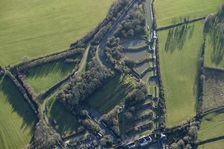 Foxton Locks inclined plane and lock flight on the Grand Union Canal, Leicestershire, 2022. Creator: Damian Grady