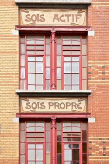 Foyer Schaerbeek, 53-59 Rue Victor Hugo, Brussels, Belgium, (1909) c2014-2017. Artist: Alan John Ainsworth
