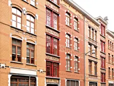 Foyer Schaerbeek, 53-59 Rue Victor Hugo, Brussels, Belgium, (1909) c2014-2017. Artist: Alan John Ainsworth