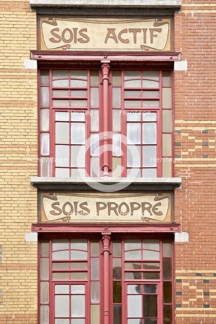 Foyer Schaerbeek, 53-59 Rue Victor Hugo, Brussels, Belgium, (1909) c2014-2017. Artist: Alan John Ainsworth.