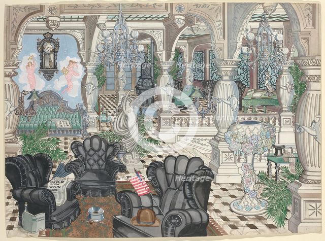 Foyer's Men's Club, 1880-1910, c. 1946. Creator: Perkins Harnly.