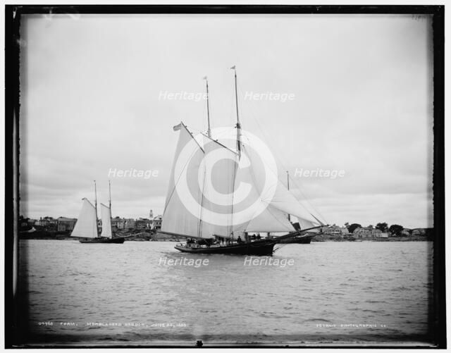 Foam, Marblehead harbor, 1888 June 28. Creator: Unknown.