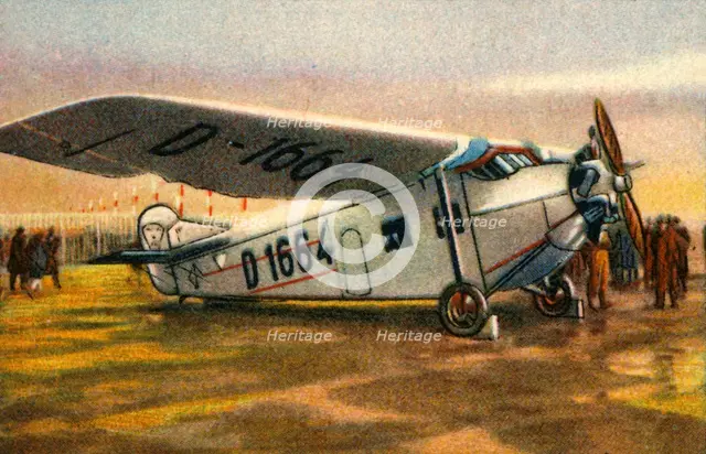 Focke-Wulf A28 Habicht plane, 1920s, (1932). Creator: Unknown.