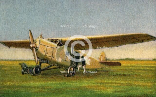 Focke-Wulf A32 Bussard airliner, 1932.  Creator: Unknown.