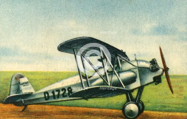 Focke-Wulf S 24 A Kiebitz biplane, 1920s, (1932).  Creator: Unknown.