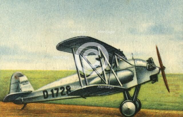 Focke-Wulf S 24 A Kiebitz biplane, 1920s, (1932).  Creator: Unknown.