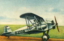 Focke-Wulf S 24 A Kiebitz biplane, 1920s, (1932). Creator: Unknown