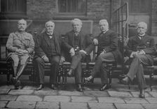 Foch, Clemenceau, Lloyd George, Orlando, Sonnino, between c1915 and c1920. Creator: Bain News Service