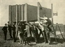 Focussing The Gigantic Camera For Work 1901. Creator: Unknown