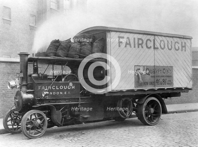 Foden steam truck 1921 Artist: Unknown.