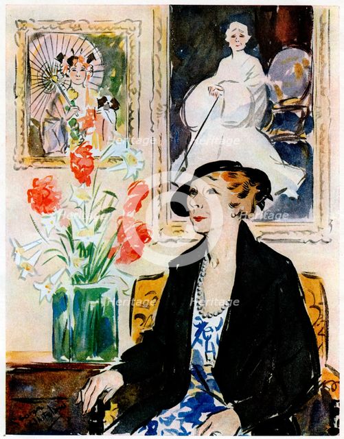 'Fofty Years a Favourite', Miss Marie Tempest, 1935. Artist: Unknown