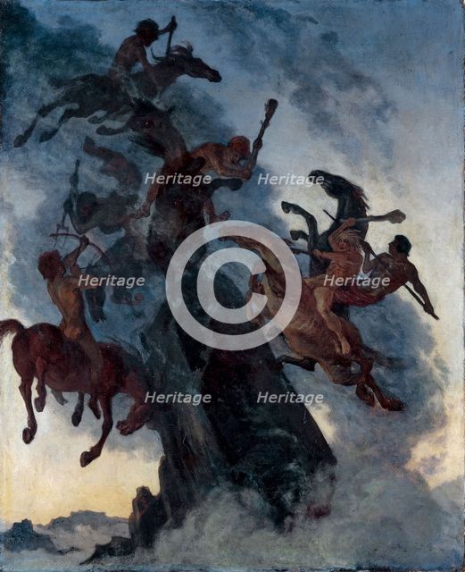 Fog Riders. Artist: Welti, Albert (1862-1912)
