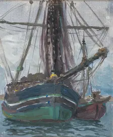 Fog Rising from the Sea. Study from Lofoten, 1907. Creator: Anna Katarina Boberg
