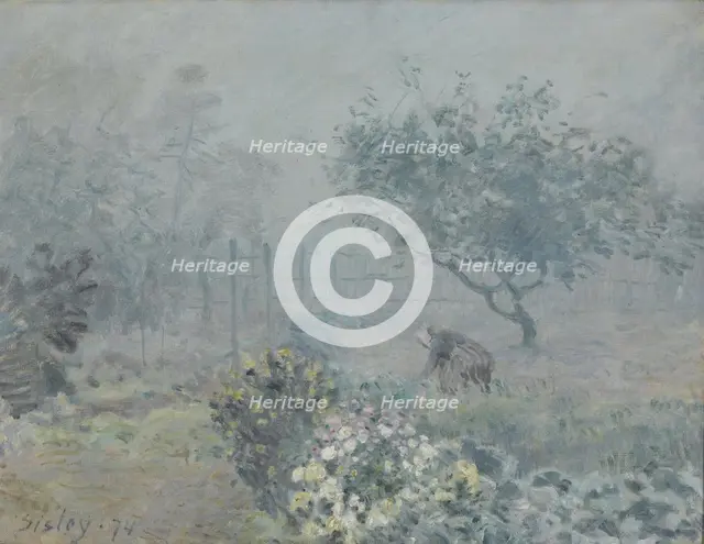 Fog, Voisins, 1874. Artist: Sisley, Alfred (1839-1899)
