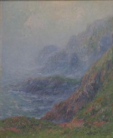 Foggy morning at Ouessant (Matinée brumeuse à Ouessant), 1901. Creator: Moret, Henry (1856-1913)