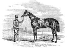 Foigh-a-Ballagh, the winner of the Great St. Leger..., 1844. Creator: Unknown