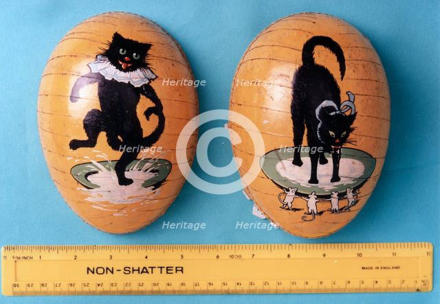 Foiled Easter egg, (1914?). Artist: Unknown