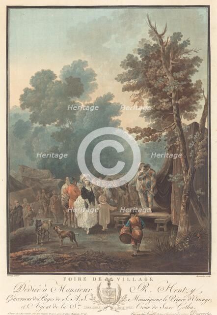 Foire de Village, 1788. Creator: Charles-Melchior Descourtis.