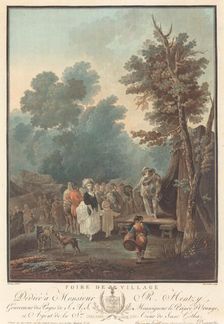 Foire de Village, 1788. Creator: Charles-Melchior Descourtis