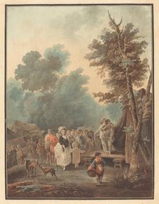 Foire de Village, 1788. Creator: Charles-Melchior Descourtis
