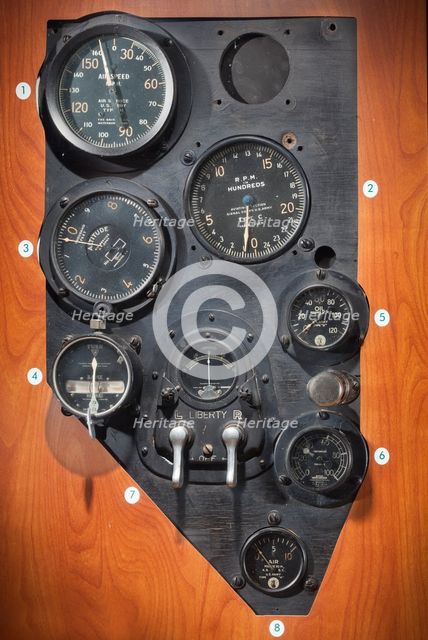 Fokker T-2 Instrument Panel, 1923. Creator: Unknown.