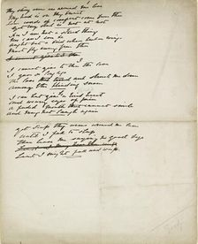 Folder of poetry, mid 19th century. Artist: Elizabeth Siddal