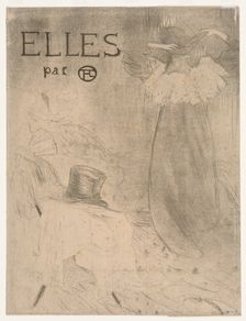 Folder for Frontispiece of Elles, 1896. Creator: Henri de Toulouse-Lautrec (French, 1864-1901)