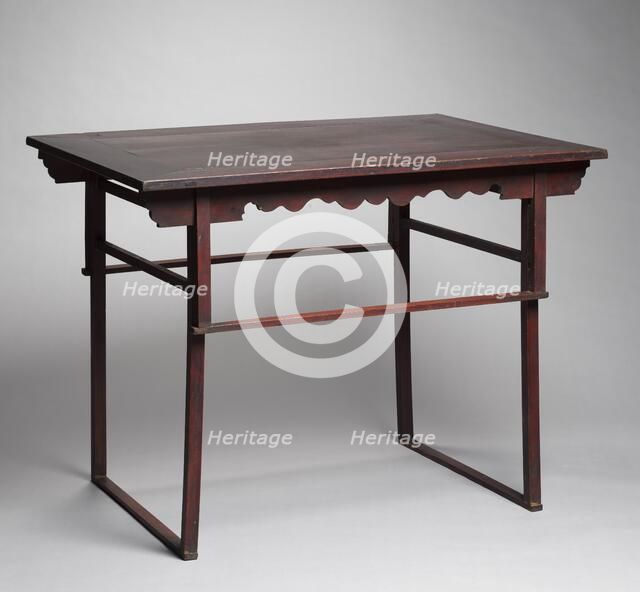 Folding Table (Che-Sang) for Memorial Service, 1900s. Creator: Unknown.