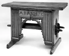 Folding Table, French, 1508. Creator: Unknown