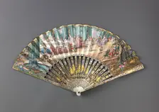 Folding fan, 1760s. Creator: Unknown