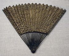 Folding Fan with Fishing Net Decoration, late 16th-early 17th century. Creator: Unknown